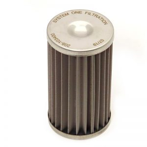 35-Micron replacement element fits medium inline fuel filters