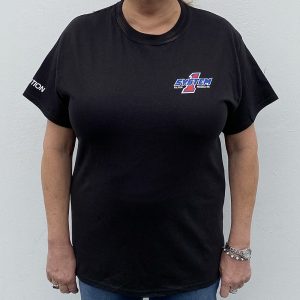 System 1 Black T-shirt