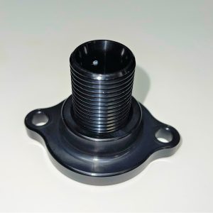 Chevrolet Non Bypass block adapter with 1” -12 nipple