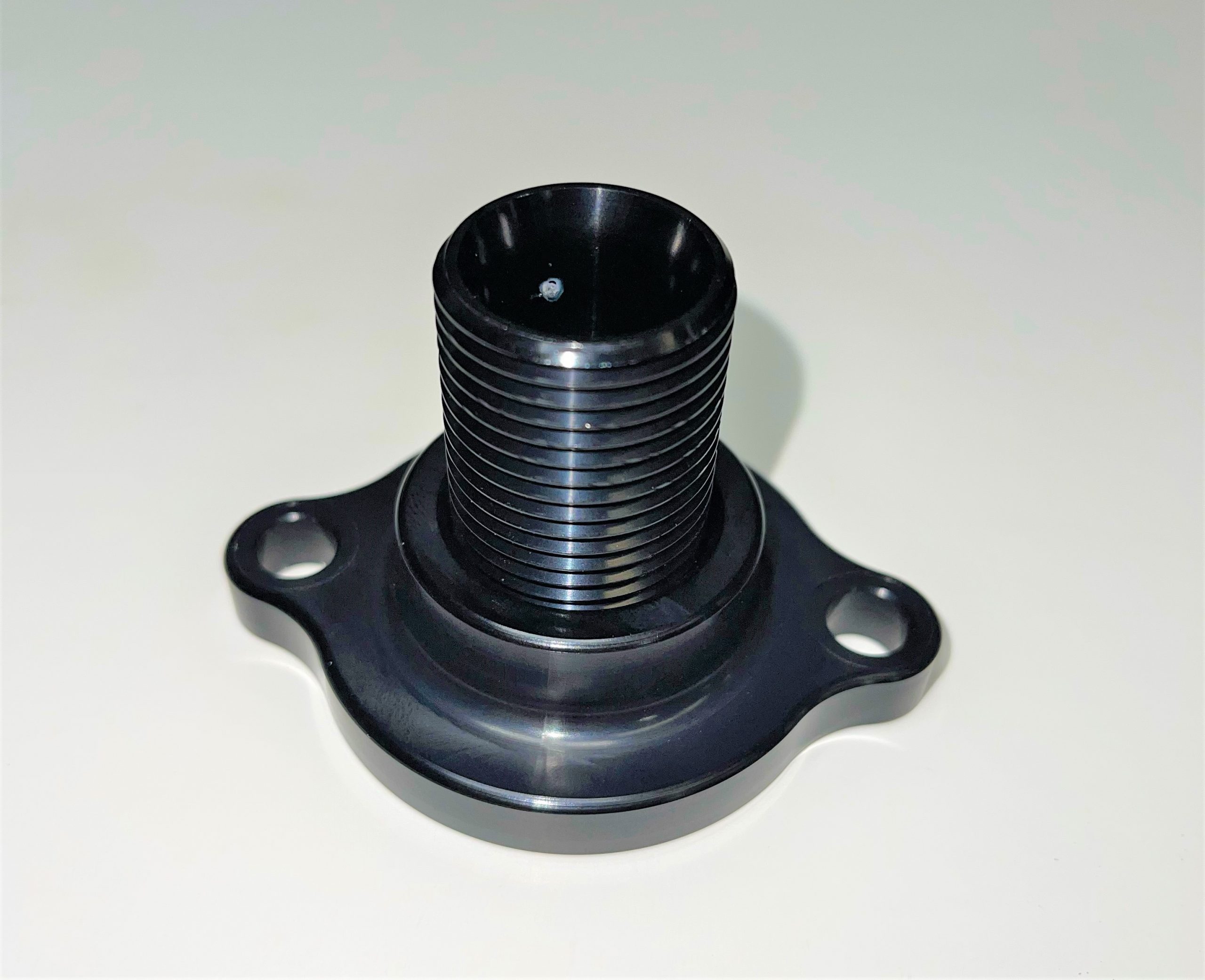 Chevrolet Non Bypass block adapter with 1” -12 nipple